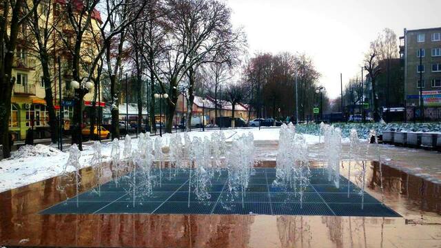 Фонтан в Советске решили открыть перед Новым годом