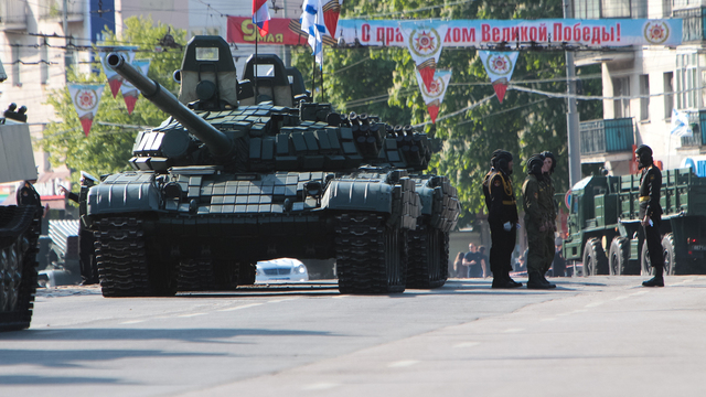 Стала известна схема перекрытий центральных улиц Калининграда для трёх репетиций парада к 9 Мая