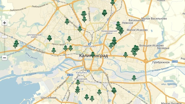 На сайте администрации Калининграда появилась интерактивная карта новостроек 