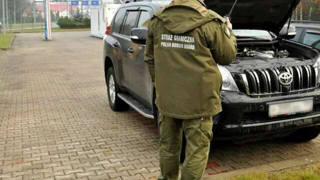 В Польше задержали россиянина на угнанной 