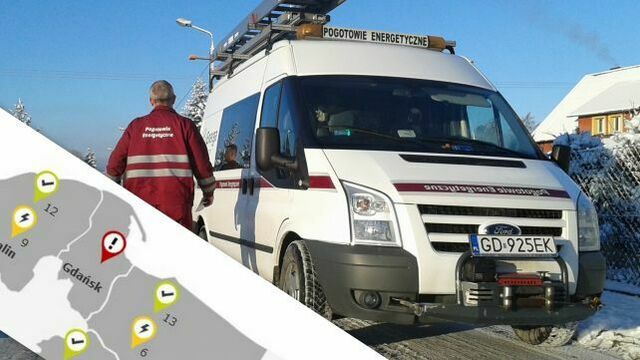 В Поморском воеводстве Польши из-за снегопадов 35 тысяч жителей остались без электричества
