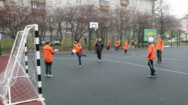 В Светлогорском районе на средства бюджета обустроили спортивную площадку 