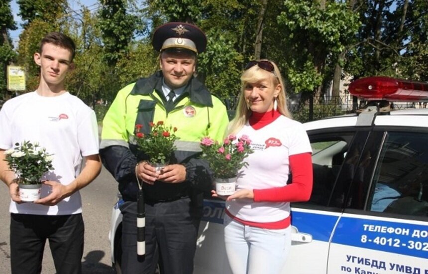 В День знаний "Серебряный дождь" подарит калининградским водителям более тысячи гербер - Новости Калининграда