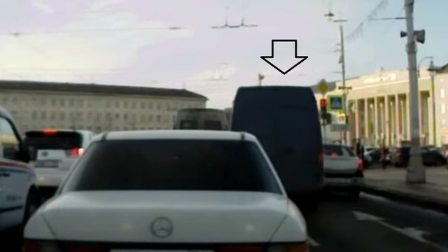 Появилось видео массовой аварии на пл. Победы