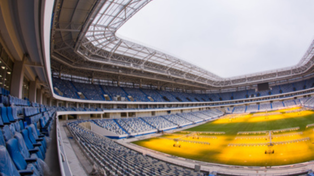 Пролетая над стадионом: в FIFA показали, как выглядит калининградская арена для ЧМ-2018 (видео)