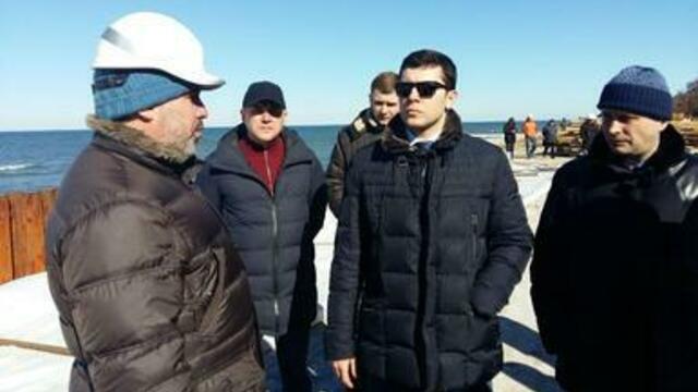 Алиханов: Благодаря экспериментальным бунам в Светлогорске появляется пляж