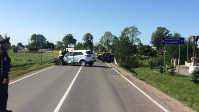 В аварии у замка Нессельбек в Гурьевском районе погиб мужчина