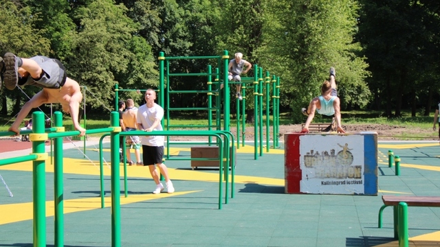 В Московском районе Калининграда открылись новые спортивные площадки 