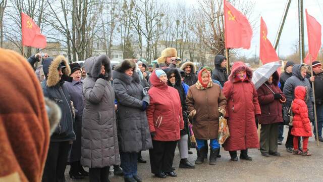 Митинг в Славянском