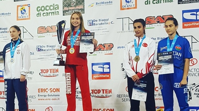 Калининградка выиграла первенство мира по кикбоксингу 