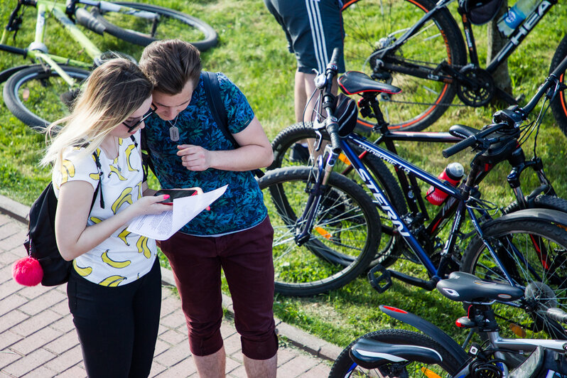 В Калининграде прошел городской велоквест "Победный путь!" - Новости Калининграда