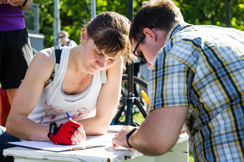 В Калининграде прошел городской велоквест "Победный путь!" - Новости Калининграда