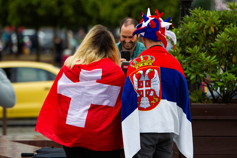 Калининград перед матчем Сербия — Швейцария: фоторепортаж - Новости Калининграда | Александр Подгорчук / &quot;Клопс&quot;