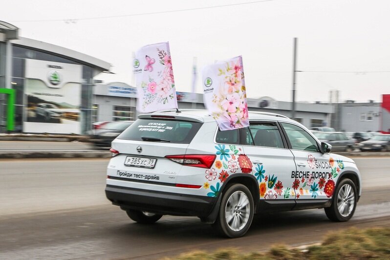 Цветочный патруль промчался в Калининграде - Новости Калининграда