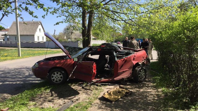 В Зеленоградском районе Opel врезался в дерево, пострадал 19-летний водитель (фото)