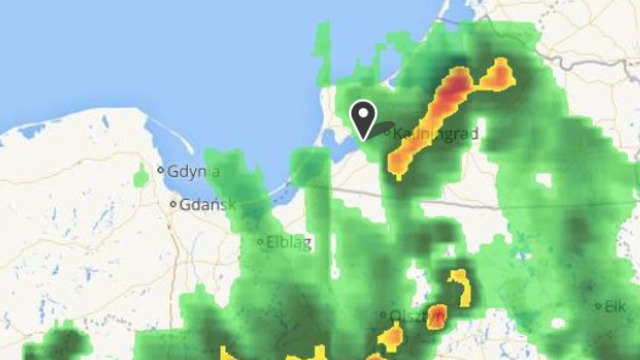 В Калининградской области пройдут ливни с грозами и усилится ветер