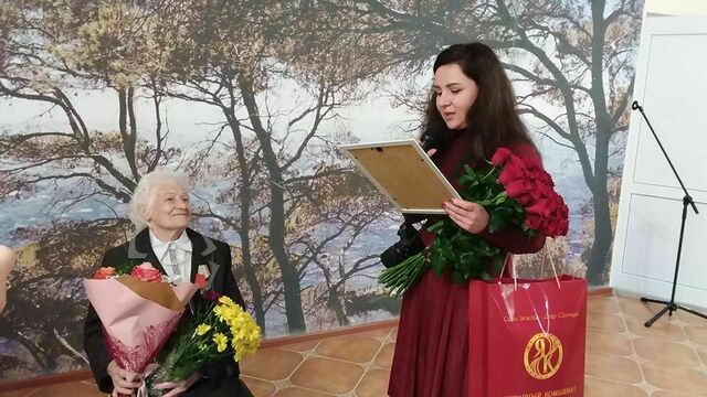 В Пионерском ветеран труда Валентина Ульшина отметила 100-летний юбилей