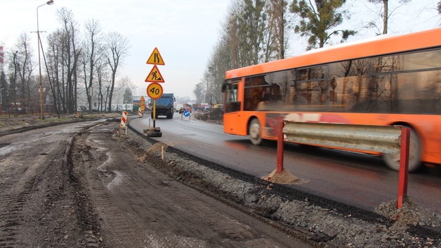 На ул. Гагарина открыли движение на первом заасфальтированном участке