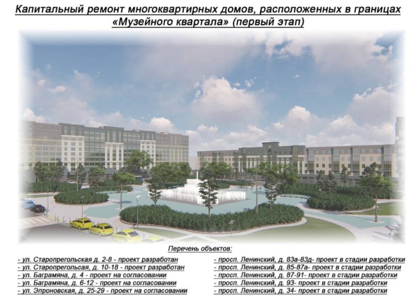 Как будут выглядеть после ремонта фасады жилых домов в Музейном квартале Калининграда (эскизы) - Новости Калининграда | Компьютерный проект