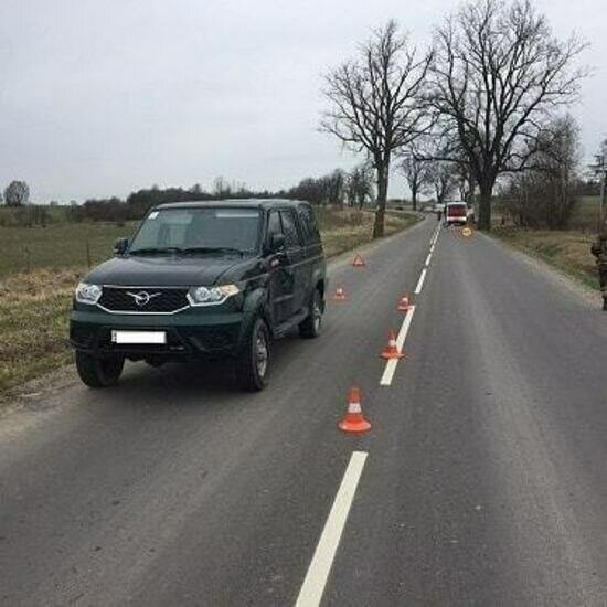 Врезался в УАЗ и дерево: подробности ДТП под Гусевом, в котором погиб гражданин Литвы - Новости Калининграда | Фото: пресс-служба регионального УМВД