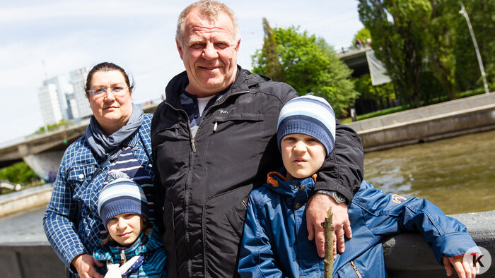 На фото семья Татьяны Сахновой | Фото: Александр Подгорчук /&quot;Клопс&quot;