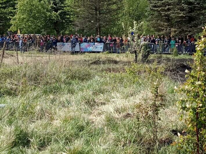 В Калининграде во время реконструкции штурма Пятого форта загорелась трава (фото) - Новости Калининграда | Фото: очевидец