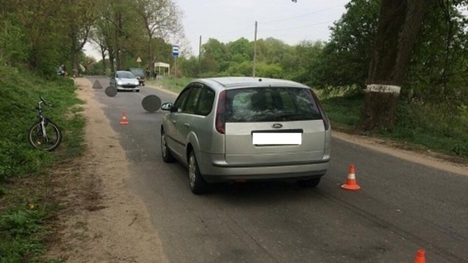 В Черняховском районе Ford сбил 13-летнего велосипедиста (фото) - Новости Калининграда | Фото: пресс-служба УМВД России по Калининградской области