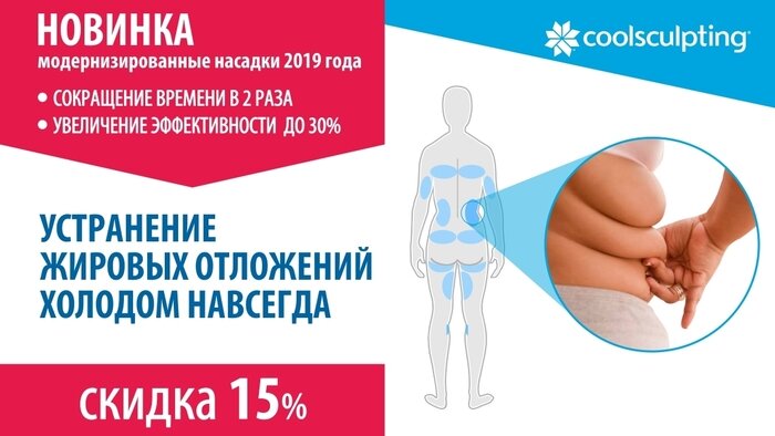 Эффективность и безопасность процедуры &quot;CoolSculpting®&quot; подтверждены знаком СE класса IIa и одобрены Управлением по контролю за качеством пищевых продуктов и лекарственных препаратов США (FDA). 