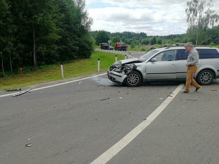 На перекрёстке под Гвардейском, где в аварии пострадало пятеро детей, снова произошло ДТП (фото) - Новости Калининграда | Фото: Очевидец