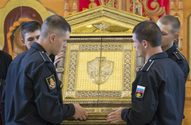 В Калининградскую область привезли главную икону ВМФ России - Новости Калининграда | Фото: пресс-служба Калининградской епархии