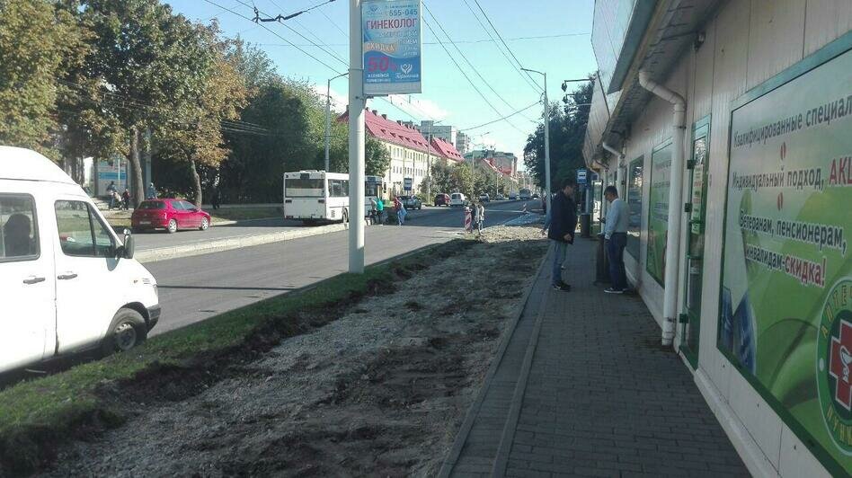 Ремонт ул. Горького: на что жалуются пешеходы и пассажиры (фото) - Новости Калининграда | Фото автора