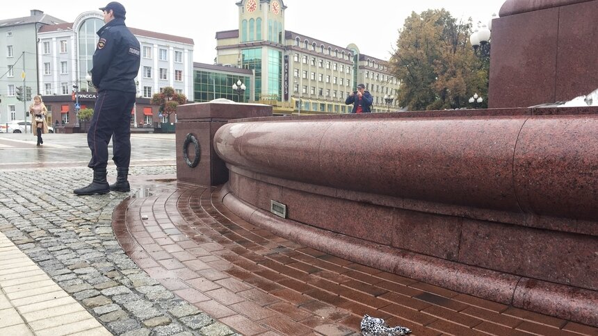 В центре Калининграда женщина пыталась себя поджечь - Новости Калининграда | Александр Подгорчук / &quot;Клопс&quot;