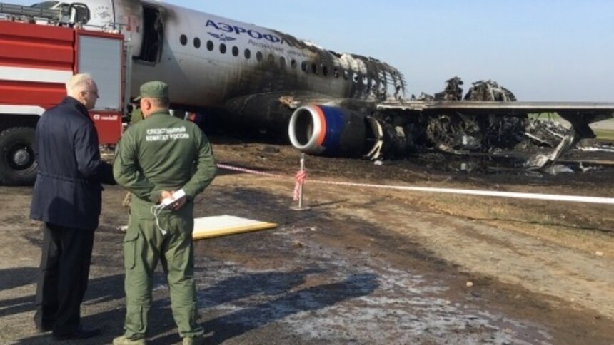 В СК назвали причину гибели большинства пассажиров сгоревшего в Шереметьево Superjet - Новости Калининграда | Фото: СК РФ