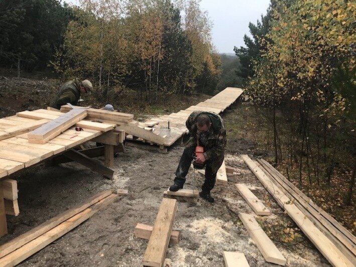 На Куршской косе тропу в Королевском бору продлили до поляны у залива (фото) - Новости Калининграда | Фото: национальный парк &quot;Куршская коса&quot; / Facebook