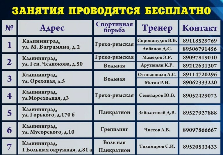 Калининградские борцы проводят показательные выступления в школах региона - Новости Калининграда