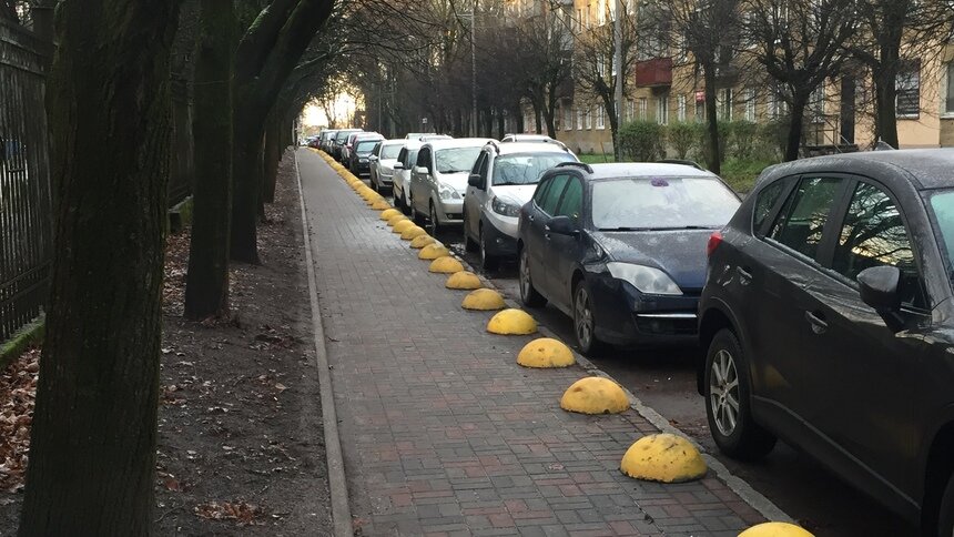 Эксперты раскритиковали бетонные полусферы на тротуарах в Калининграде - Новости Калининграда | Александр Подгорчук / &quot;Клопс&quot;