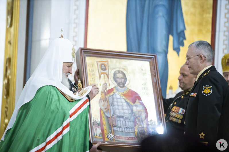 В Калининграде патриарх Кирилл возглавил литургию в соборе Христа Спасителя (фоторепортаж) - Новости Калининграда | Фото: Александр Подгорчук / &quot;Клопс&quot;