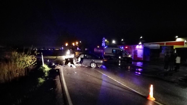 В УМВД рассказали подробности о лобовом столкновении под Гурьевском (фото)