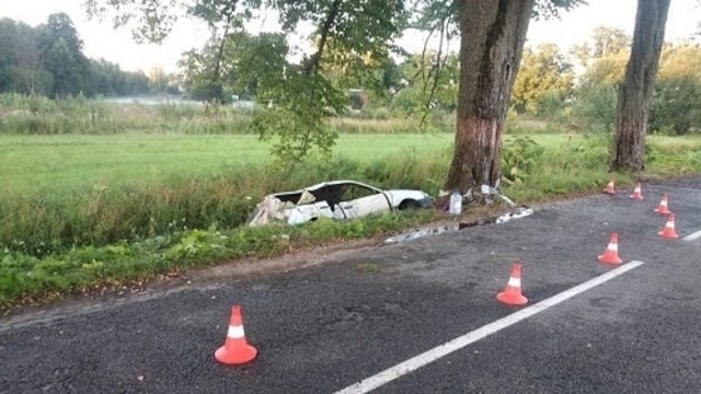 В Озёрском районе водитель Volkswagen врезался в дерево, 13-летний пассажир впал в кому 