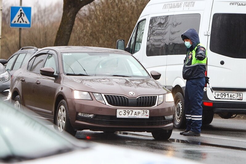 В Калининграде патрули ГИБДД спрашивают у водителей причины поездки в город - Новости Калининграда | Фото: Александр Подгорчук / &quot;Клопс&quot;