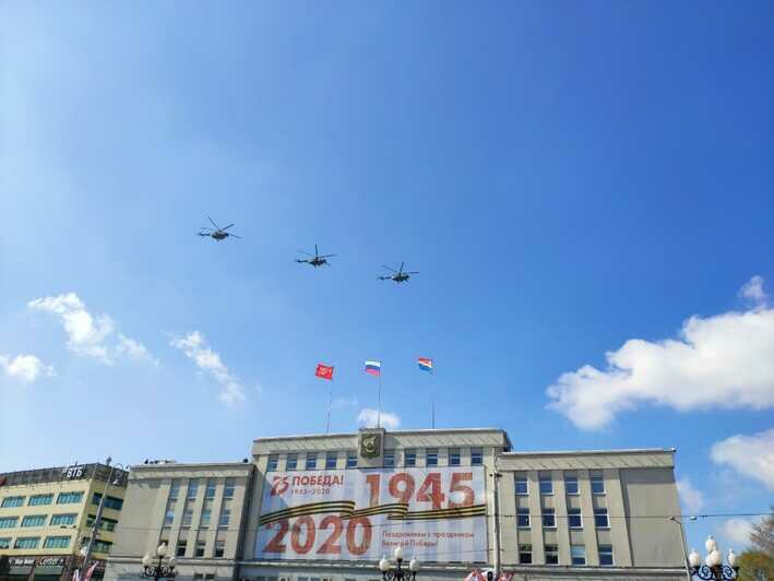 Воздушный парад над Калининградом в День Победы (фото, видео)  - Новости Калининграда | Фото: пресс-служба Балтфлота