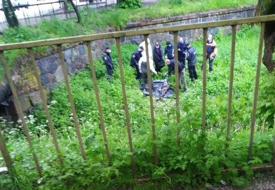 В ручье на Литовском валу нашли тело мужчины   - Новости Калининграда | Фото: очевидец