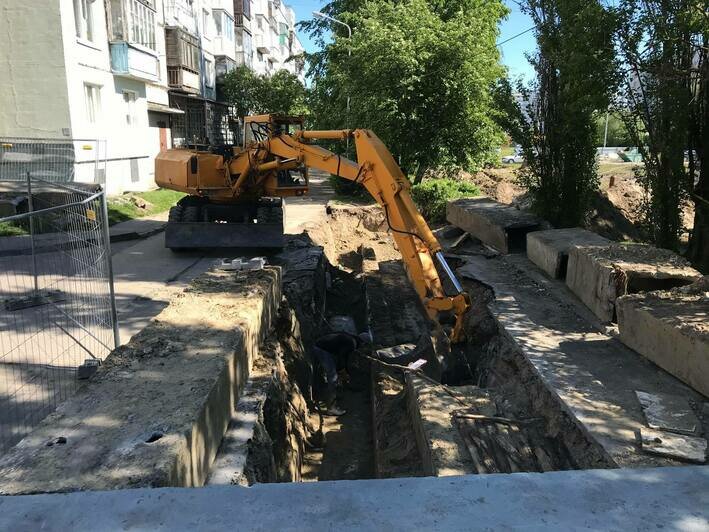 Последний участок старой теплотрассы на Острове заменят до 2 июня - Новости Калининграда | Фото: пресс-служба МП &quot;Калининградтеплосеть&quot;