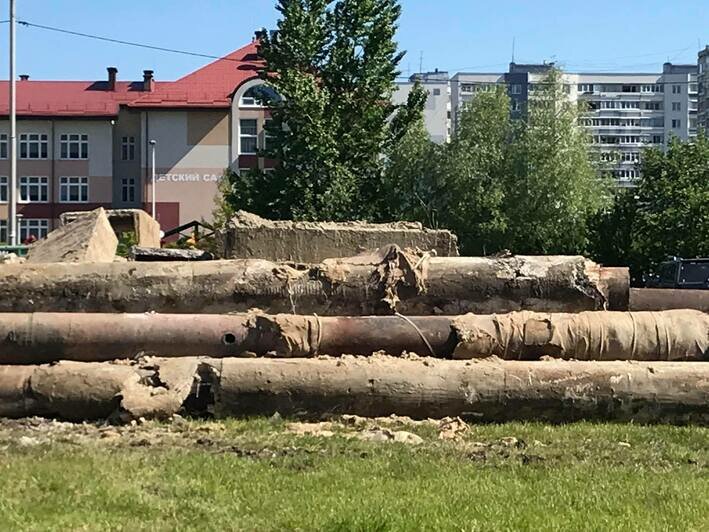 Последний участок старой теплотрассы на Острове заменят до 2 июня - Новости Калининграда | Фото: пресс-служба МП &quot;Калининградтеплосеть&quot;