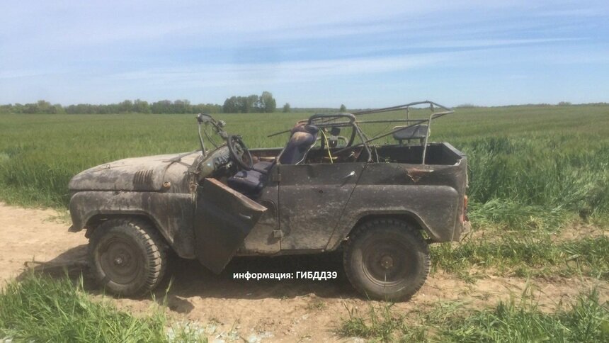 В Правдинском районе опрокинулся УАЗ с пьяным водителем, пострадал подросток - Новости Калининграда | Фото: пресс-служба УМВД России по Калининградской области