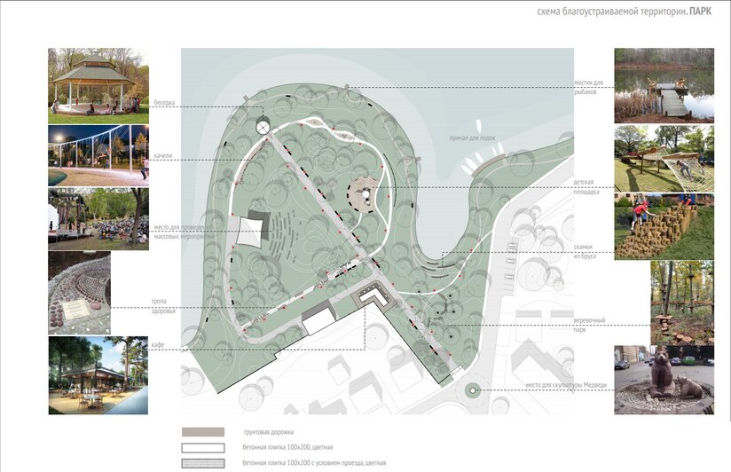 Верёвочный парк и тропа здоровья: как благоустроят территорию возле замка Рагнит в Немане (эскизы)   - Новости Калининграда | Источник: оргкомитет конкурса проектов / gorodsreda.ru