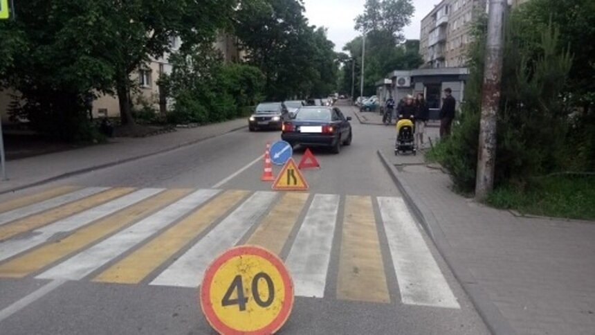 На Аллее Смелых сбили ехавшего на самокате девятилетнего мальчика - Новости Калининграда | Фото: пресс-служба регионального УМВД
