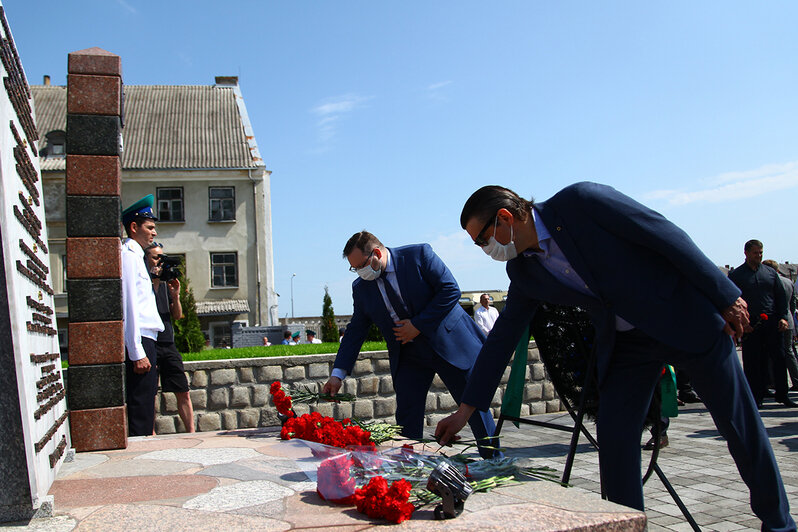 Под Нестеровом открыли памятник пограничникам, погибшим в июне 1941-го (фото) - Новости Калининграда | Фото: пресс-служба пограничного управления ФСБ России по Калининградской области