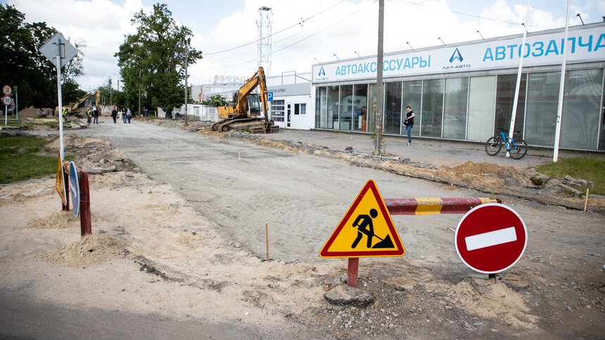 Готовятся к укладке асфальта: как соединяют Моспроспект и Гагарина через ул. Дачную (фото) - Новости Калининграда | Фото: Александр Подгорчук