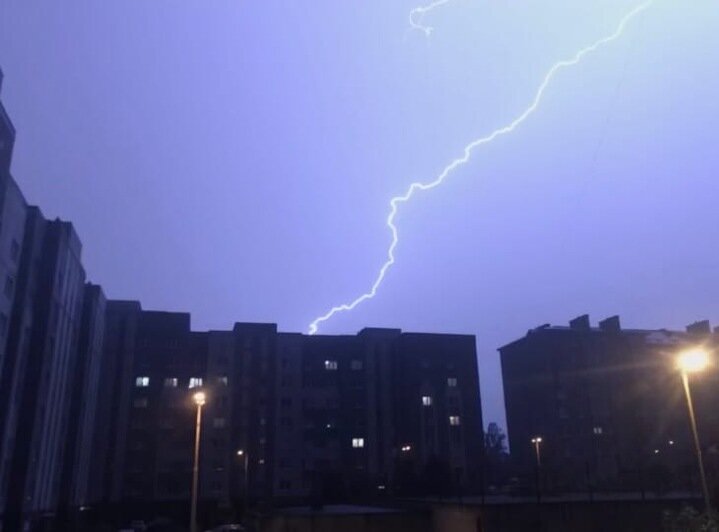 В Калининградской области в ночь на пятницу разбушевалась гроза (фото, видео) - Новости Калининграда | Фото: читатель &quot;Клопс&quot;